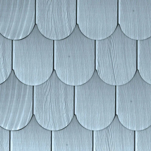 The Foundry 2001253 6x22W x 60x22L Exposure - Vinyl Round Shingles (20 Panels/Ctn. \x3d 50 Sq. Feet), 253 - Blueberry