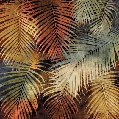 Tryptich Large Canvas Art Print - The Seychelles I ( Floral & Botanical > Tree Art > Palm Trees art)