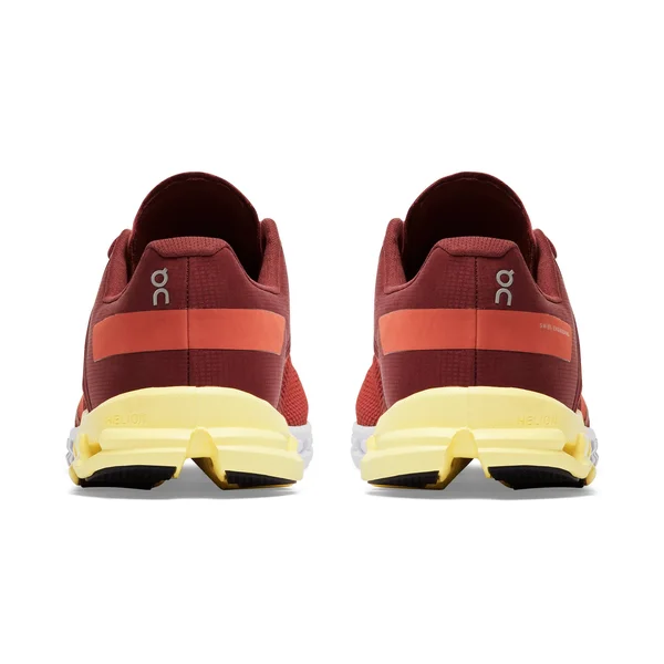 on Cloudflow Running Shoe - Men's Rust/Limelight - 11.5