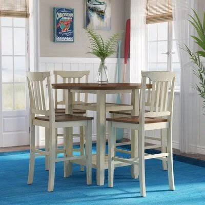 Eastep 5 - Piece Counter Height Dining Set Breakwater Bay