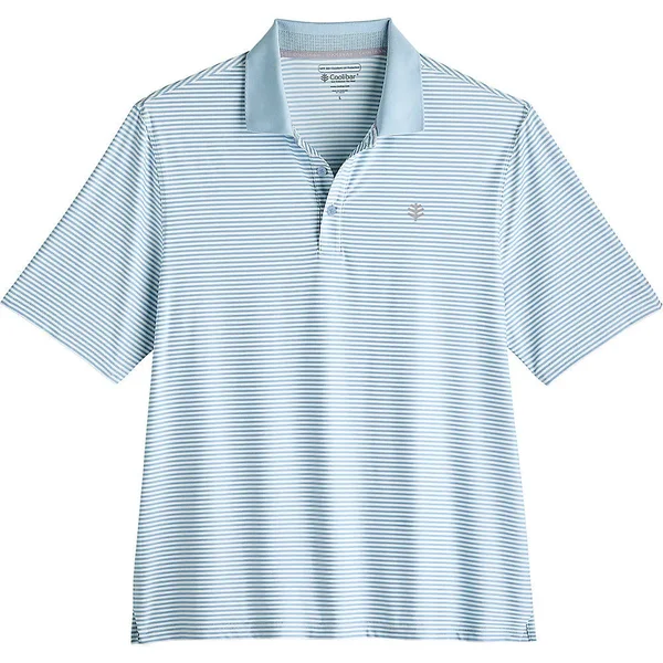 Coolibar UPF 50+ Men's Erodym Short Sleeve Golf Polo - Sun Protective