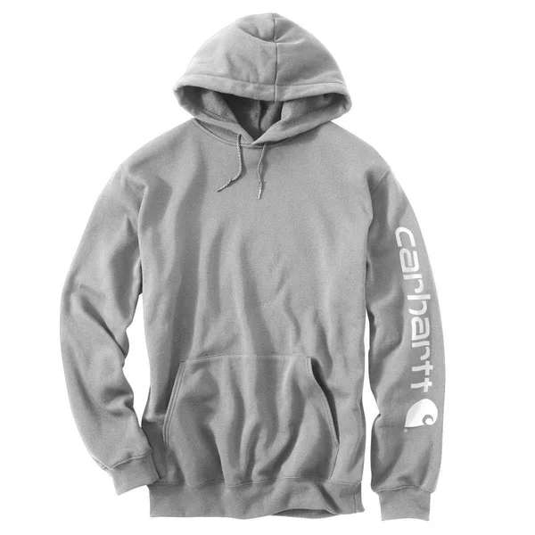 Carhartt Men's Midweight Hooded Logo Sleeve Sweatshirt