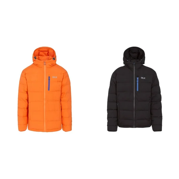 Trespass Mens Crane DLX Down Jacket, S, Black