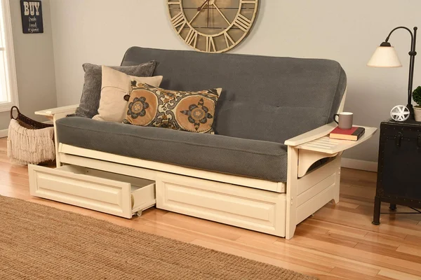 Kodiak Furniture Phoenix Marmont Futon and Mattress - White