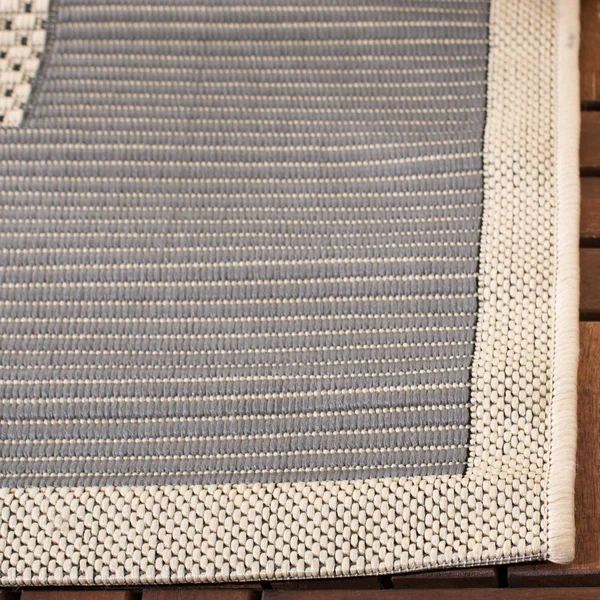 Safavieh Courtyard CY7987-65A5 7&10x22 x 7&10x22 Square Grey - Cream Area Rug