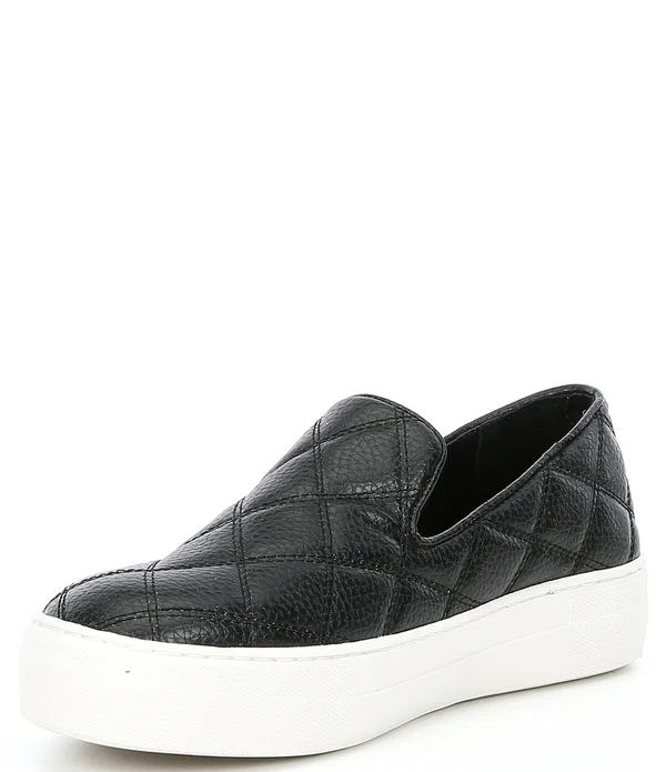 Women's Steve Madden Globe Quilted Slip-On Sneaker, Size 10 M - Grey