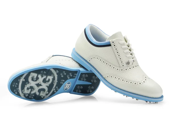 G/FORE Women's Grosgrain Brogue Gallivanter Golf Shoes - White - 8.5