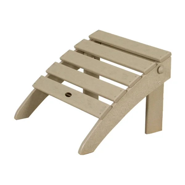 POLYWOOD Classic Folding Ottoman - Sand