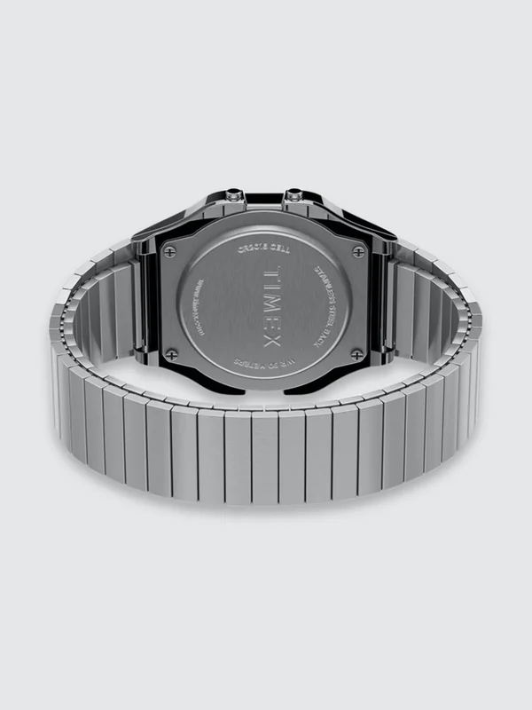Timex T80 34mm Stainless Steel Expansion Band Watch
