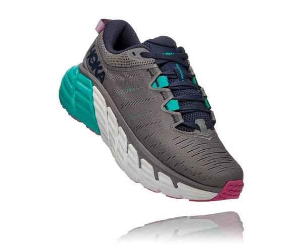 Hoka One One, Gaviota 3, Women's Sharkskin/Outer Space, 8.5