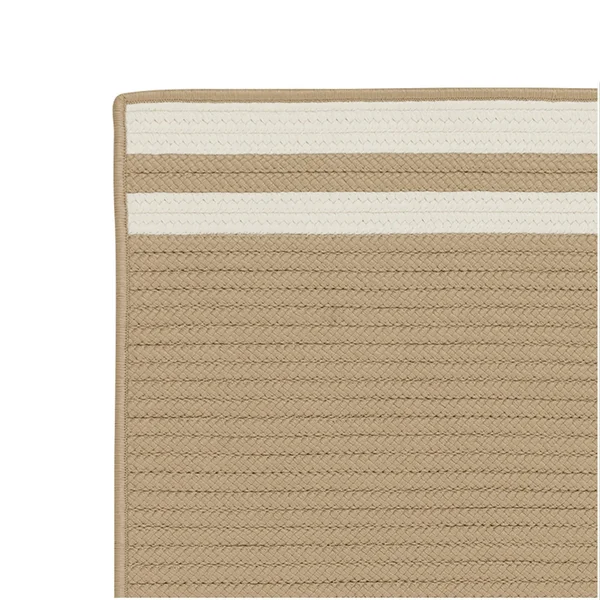 Colonial Mills DE55 Denali End Stripe Ivory 8'x10' Rug