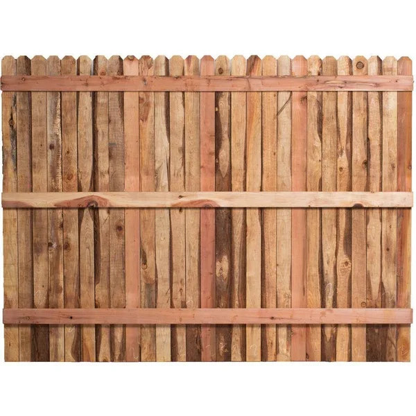 6 ft. H x 8 ft. W Construction Common Redwood Dog-Ear Fence Panel
