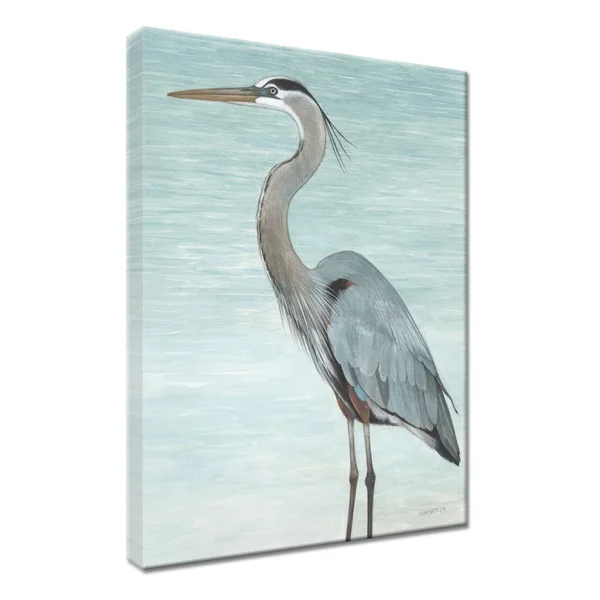 Porch & den Great Blue Heron Gallery Wrapped Canvas - 16 x 20