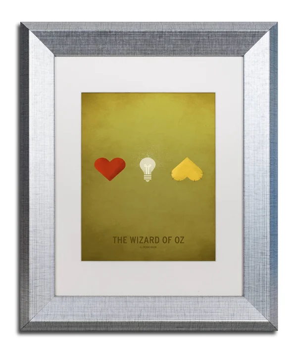Trademark Fine Art oz by Christian Jackson Framed Graphic Art - Size: 14x22 H x 11x22 W x 0.5x22 D - Matte Color: White