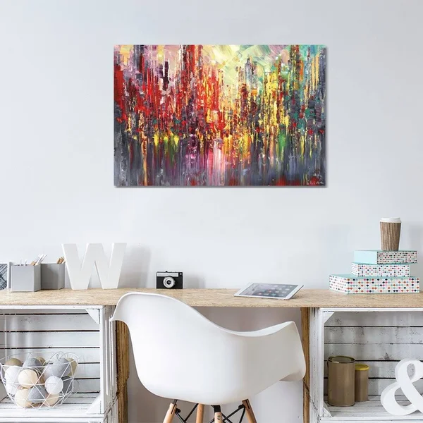 Tango Canvas Artwork Print by Tatiana Iliina Style > Fine Art > Contemporary Fine Art > Current Day Impressionism ar