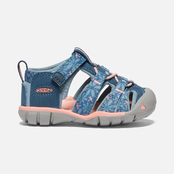 Keen Toddler Seacamp II CNX Sandal - 6 - Real Teal - Stone Blue