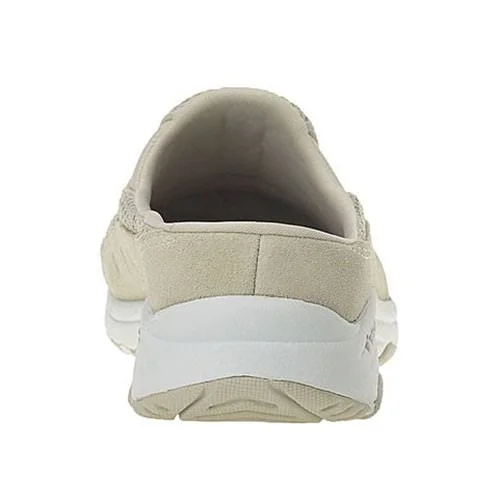 Easy Spirit Traveltime Women W Round Toe Suede Tan Mules - Women's, Size: 9, Beige