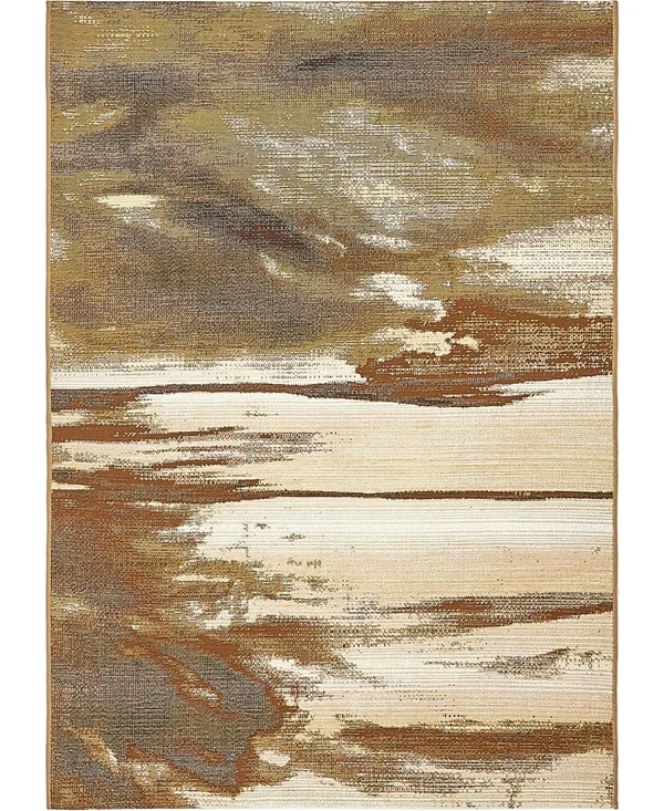 Unique Loom Shore Outdoor Area Rug - 4& x 6&