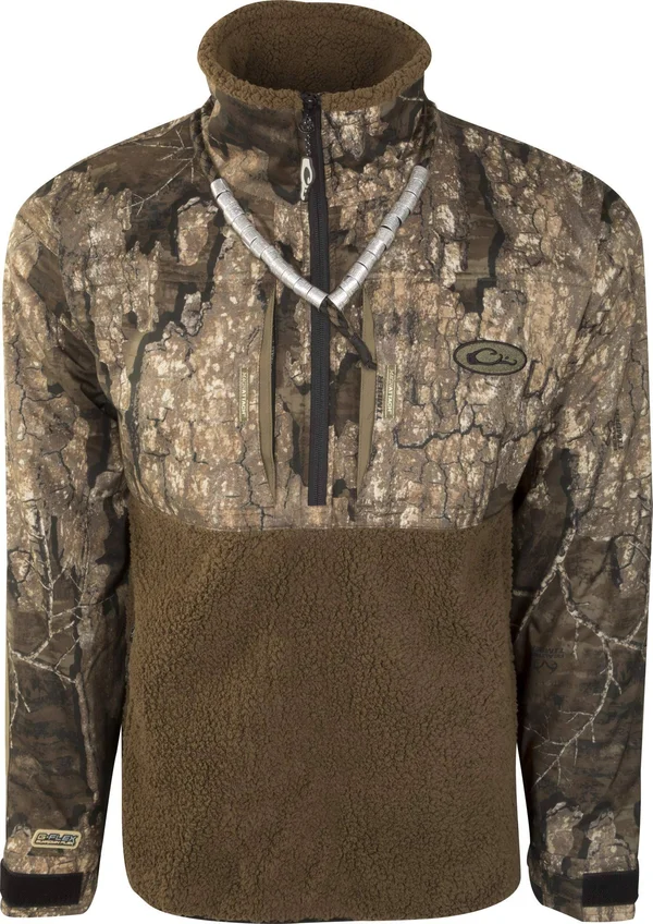 Drake MST Guardian Flex Sherpa Fleece Eqwader 1/4 Zips