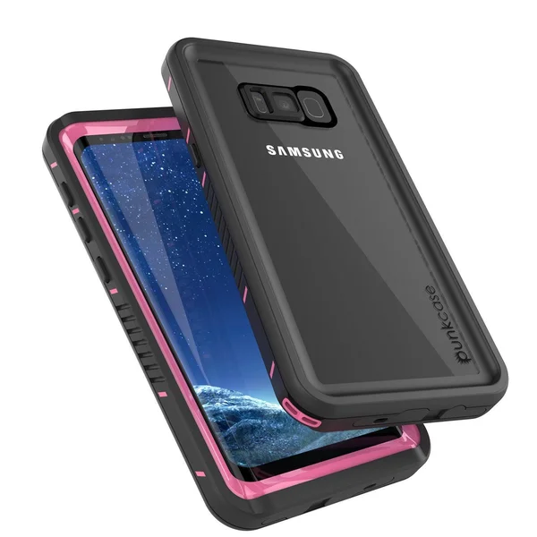 Punkcase Galaxy S8 Waterproof Case, Punkcase Extreme Series Slim Fit IP68 Certified Shockproof Snowproof Dirproof Armor Cover W