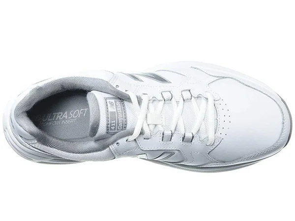 New Balance Men's 411 Walking Shoes - Wide - White