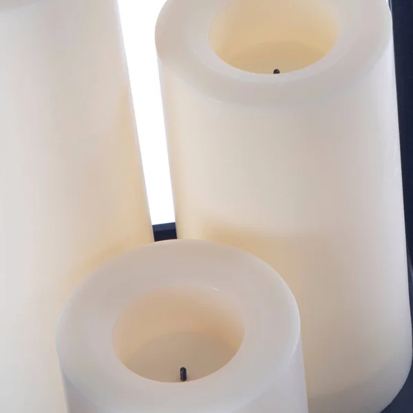 Sterno Home 9.25-in x 22.6-in Black Resin Pillar Candle Outdoor Decorative Lantern - GL43859