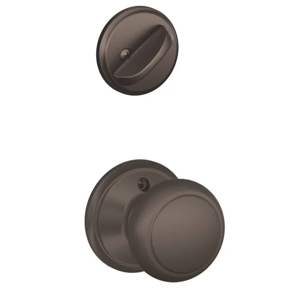 Schlage Andover Knob Inside Trim for Single Cylinder Handleset - Oil-Rubbed Bronze