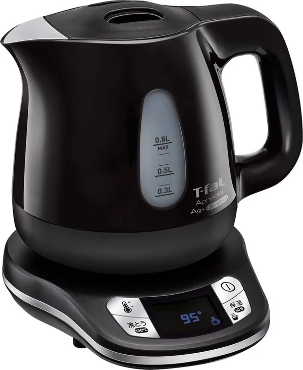 T-Fal Electric kettleAprecia Ag + control0.8L KO6208JP (Onyx Black)Japan Domestic Genuine Products