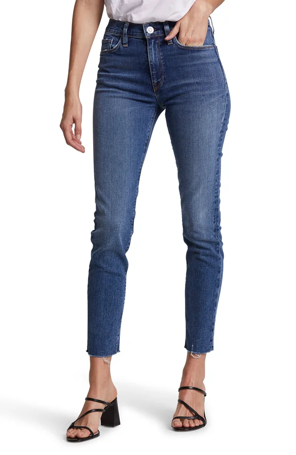 Hudson Jeans Barbara High-Rise Super Skinny Ankle Jean, Surpass, 26