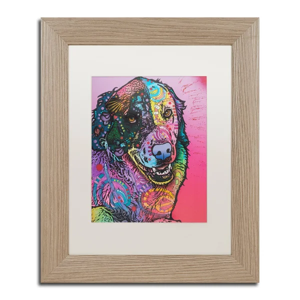 Trademark Fine Art &Splatter& Framed Graphic Art Print - Size: 14x22 H x 11x22 W x 0.5x22 D - Matte Color: White