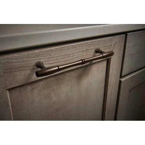 Top Knobs M725-12 Nouveau Bamboo Appliance Pull 12x22 - Antique Copper