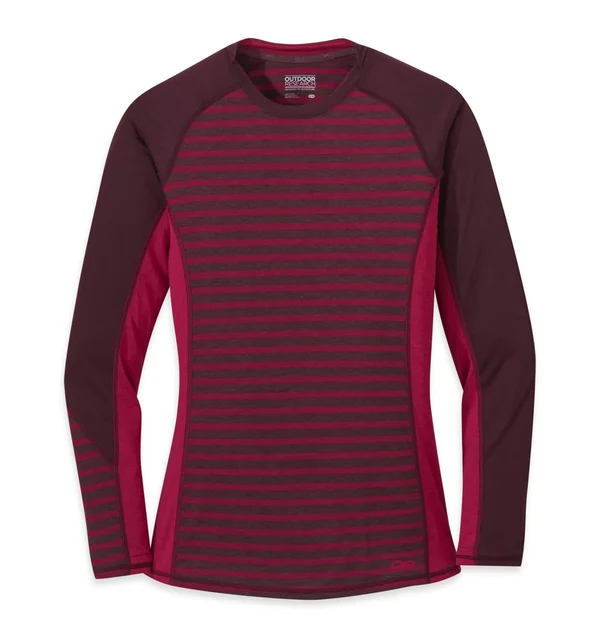 Outdoor Research Women's Enigma Crew - Large - Cacao - Beet
