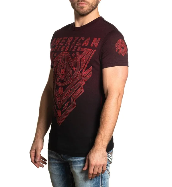 American Fighter Kendleton T-Shirt - Red/Black XX-Large, Men's