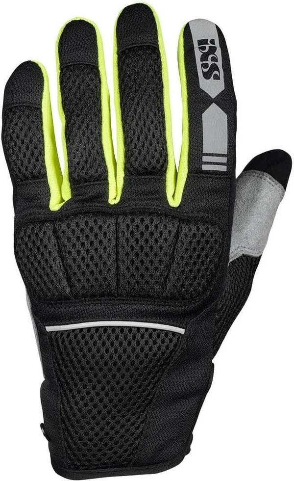IXS Urban Samur-Air 1.0, Gloves - Black/Yellow/Silver - 3XL