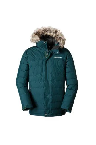 Eddie Bauer Men's Winter Coat Boundary Pass Down Parka Puffer Jacket - Multicolor - M