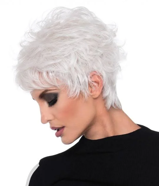 Wilshire Wigs Envy Wigs Olivia Straight Human/Synthetic Blend Short Almond Breeze - High Quality Wigs for Women