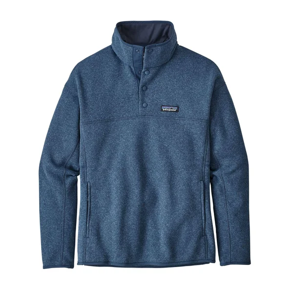 Patagonia Lightweight Better Sweater Marsupial Pullover - Women's Woolly Blue, XL
