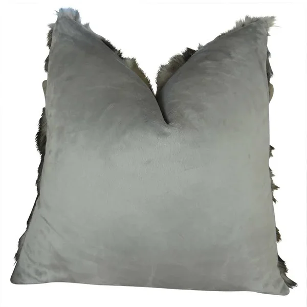 Plutus Brand Ash Handmade Throw Pillow Double Sided 26x22 x 26x22