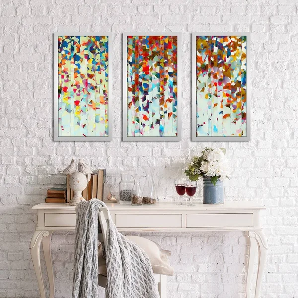 Picture Perfect International Mark Lawrence Psalm 19 7 Max Framed Plexiglass Wall Art - Set of 3, 13.5x22 W x 25.5x22 H x 1x22 D
