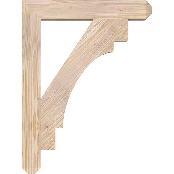 3 1/2x22W x 24x22D x 32x22H Merced Craftsman Smooth BRACKET - Douglas Fir
