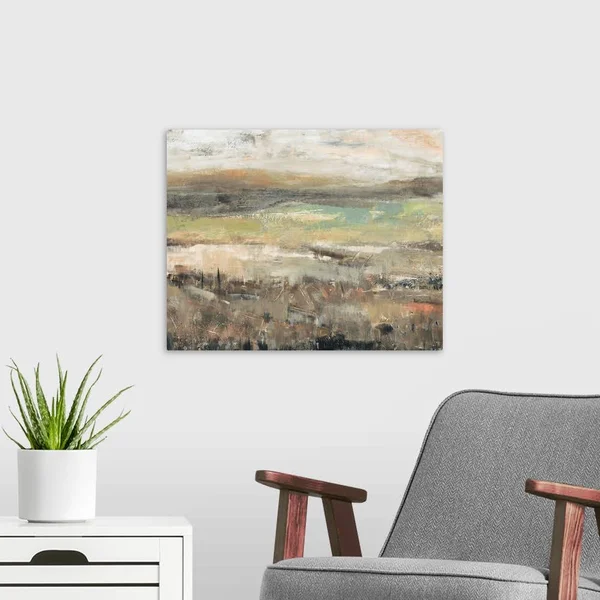 Grassland Showers I, Canvas Wall Art, 20x16, Great Big Canvas
