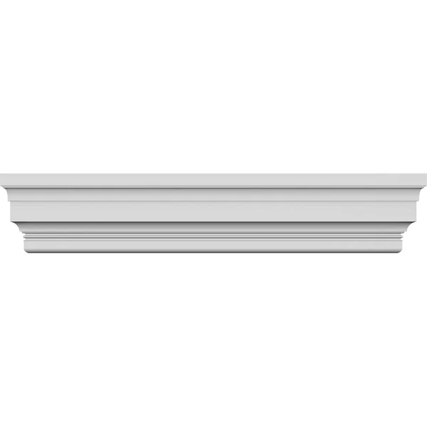 Ekena Millwork CRH12X93ST 93x22 Bottom Width x 98 3/4x22 Top Width x 11 7/8x22H x 5/8x22P Stockport Crosshead