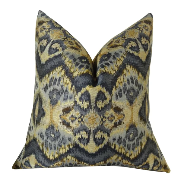 Plutus Rhythm Waves Handmade Throw Pillow Double Sided 18x22 x 18x22