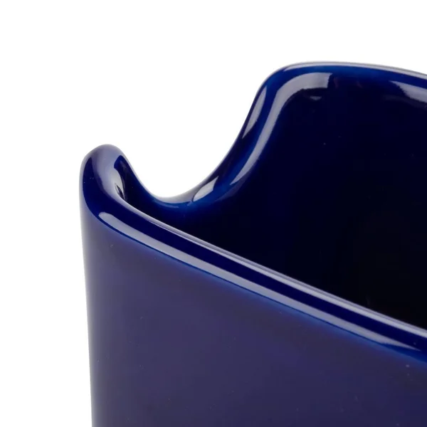 Tuxton China BCQ-034 3.5 in. Sugar Packet Holder - Cobalt - 1 Dozen