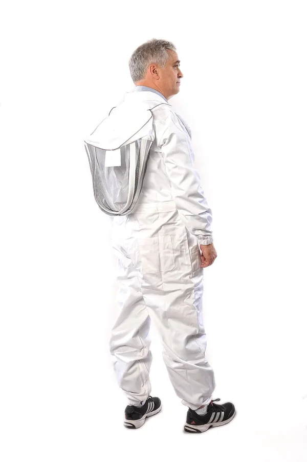 Forest Beekeeping Supply Premium Cotton Beekeeping Suit with Fencing Veil Suitable for Beginner & Commercial Beekeepers Bras