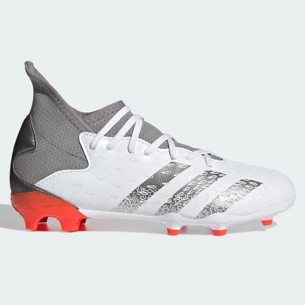 Adidas Predator Freak.3 Firm Ground Cleats Cloud White 1 Kids - Soccer Cleats