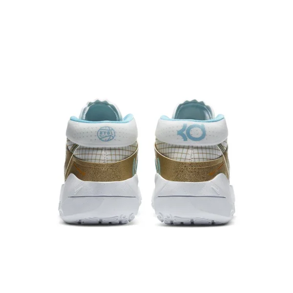 Nike Kd13 Basketball Shoes in White, Size: 6.5, DA0895-102