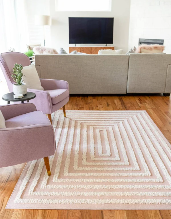 Sabrina Soto Casa Pink 6x9 Area Rug