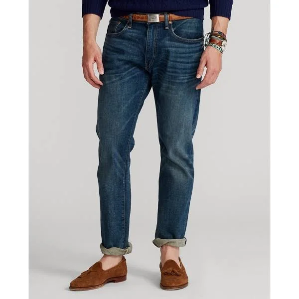 Ralph Lauren Men's Hampton Relaxed Straight Jean - Size 30 in Rockford Stretch