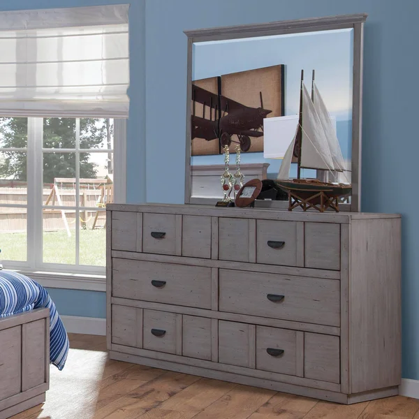 American Woodcrafters Provo Double Dresser